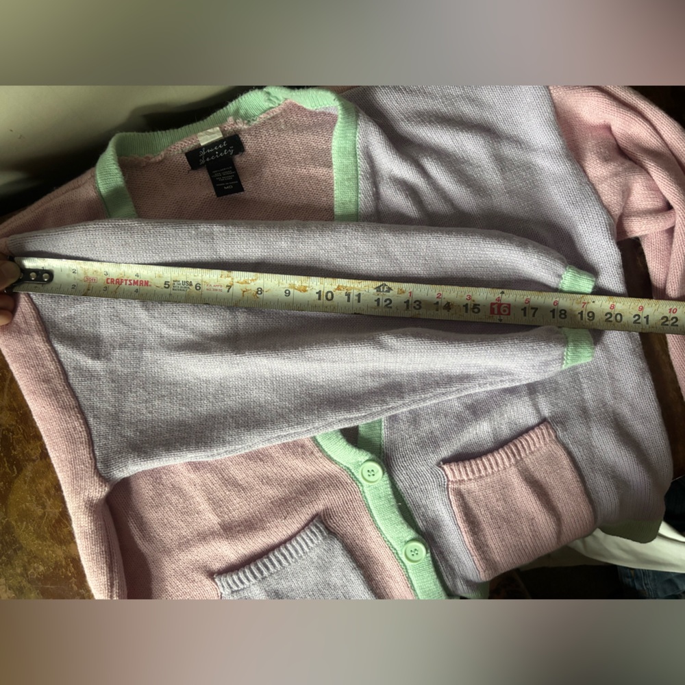 Hot Topic Pastel Colorblock Cardigan - Picture 6 of 6